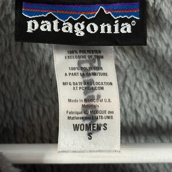 Patagonia Lightweight Synchilla Snap-T Fleece Pullover Gray w/ Pink Trim Women S - Picture 2 of 9